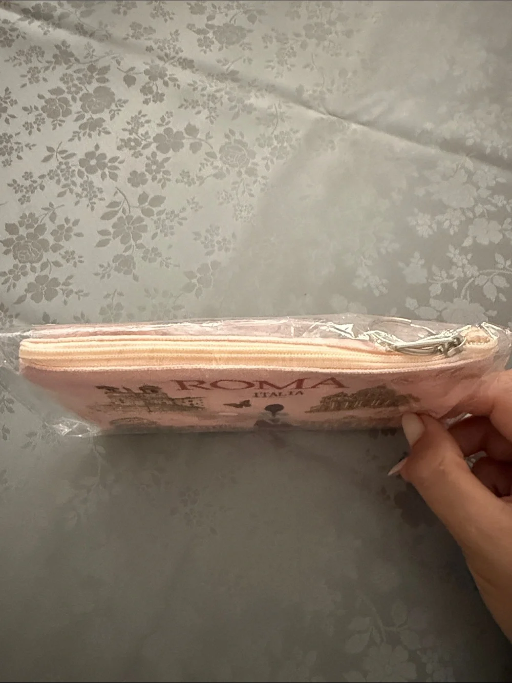 Roma Pink Rome Landmark Zip Pouch